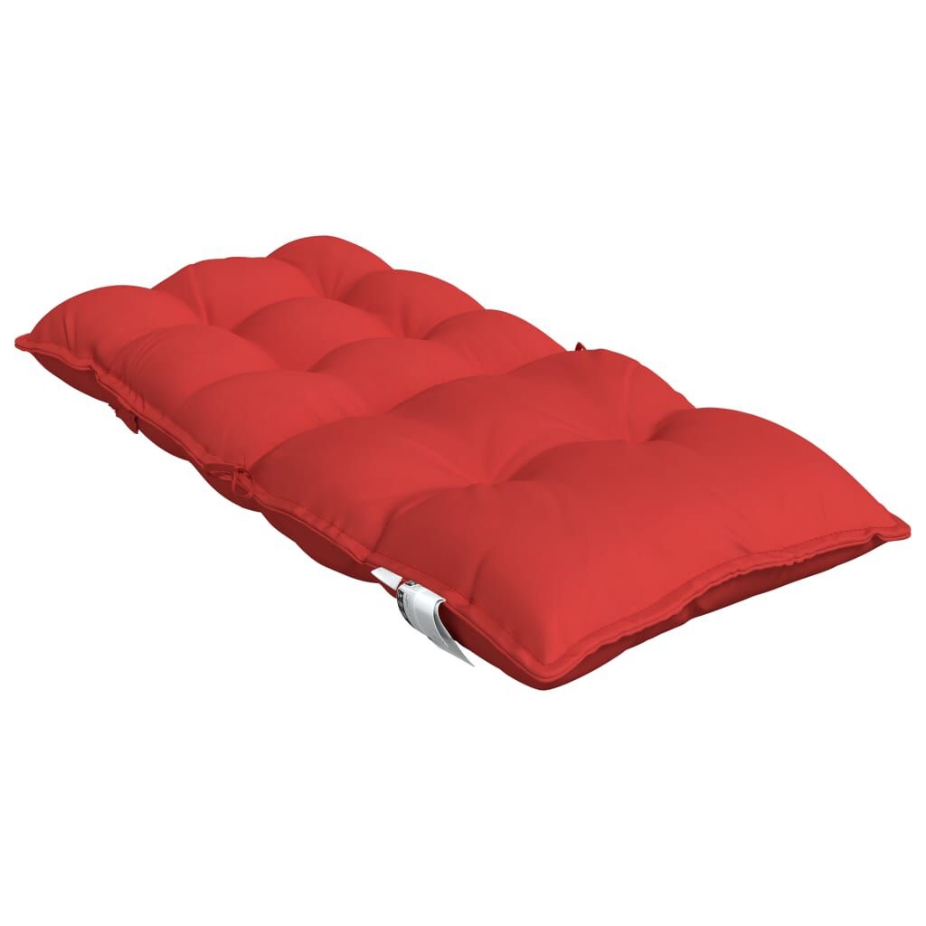 VidaXL Stoelkussens (4x) Rood - Lage Rug - 35% Korting!