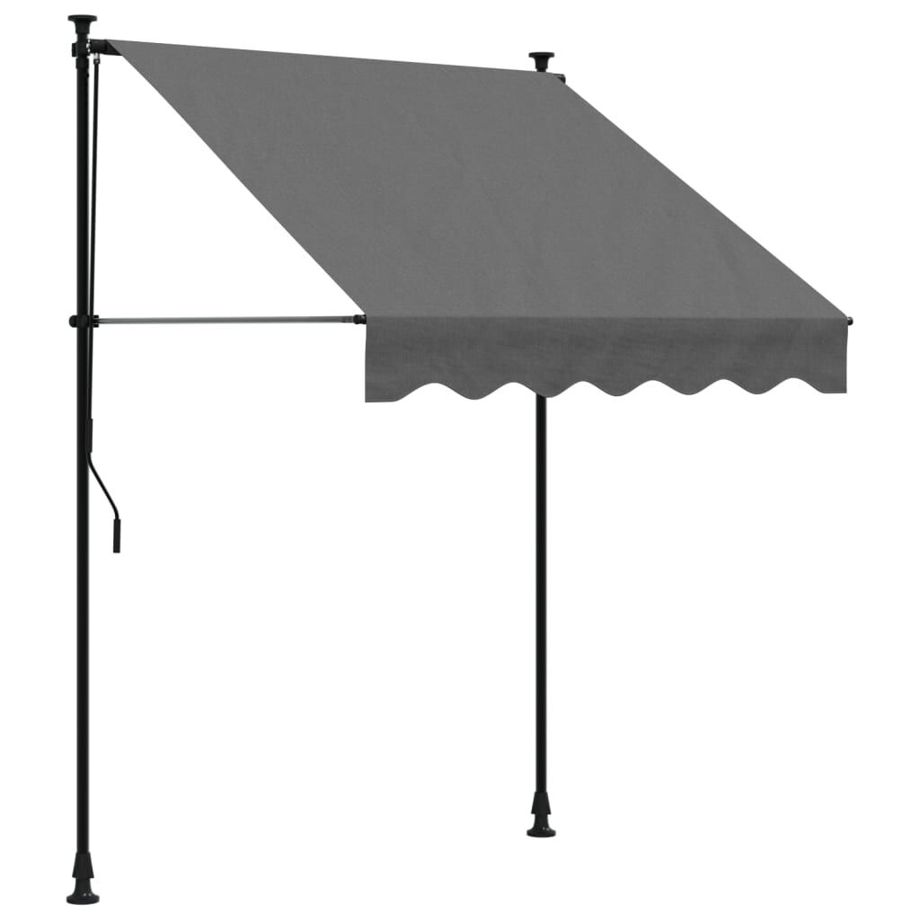 vidaXL Uittrekbare Luifel 150x150 Antraciet - 35% Korting!