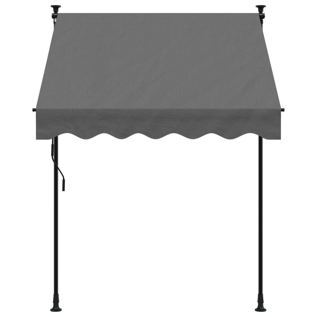 vidaXL Uittrekbare Luifel 150x150 Antraciet - 35% Korting!
