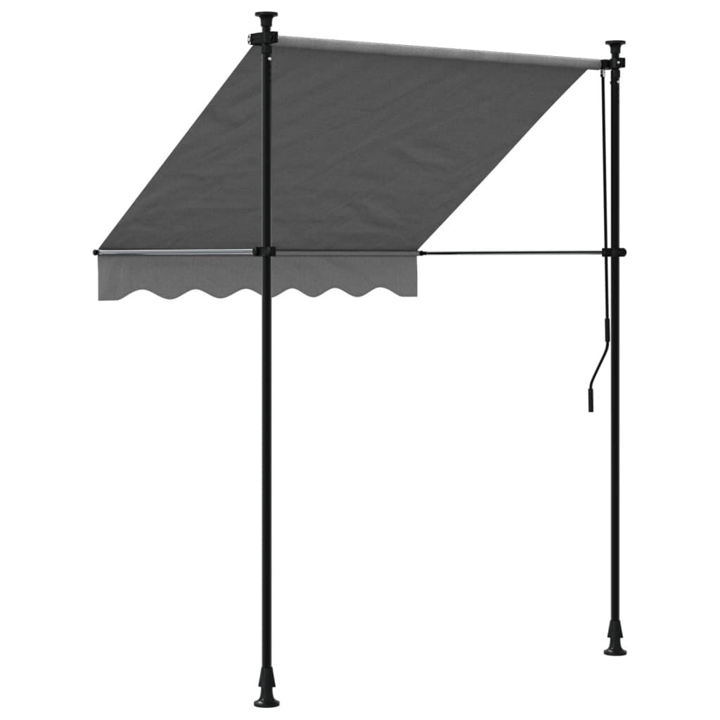 vidaXL Uittrekbare Luifel 150x150 Antraciet - 35% Korting!