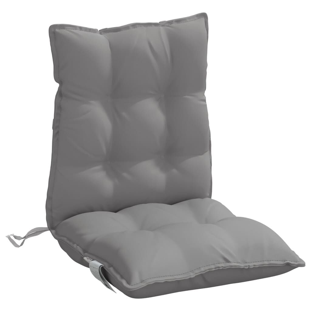 vidaXL Stoelkussens Grijs (4 st) - 35% Korting!