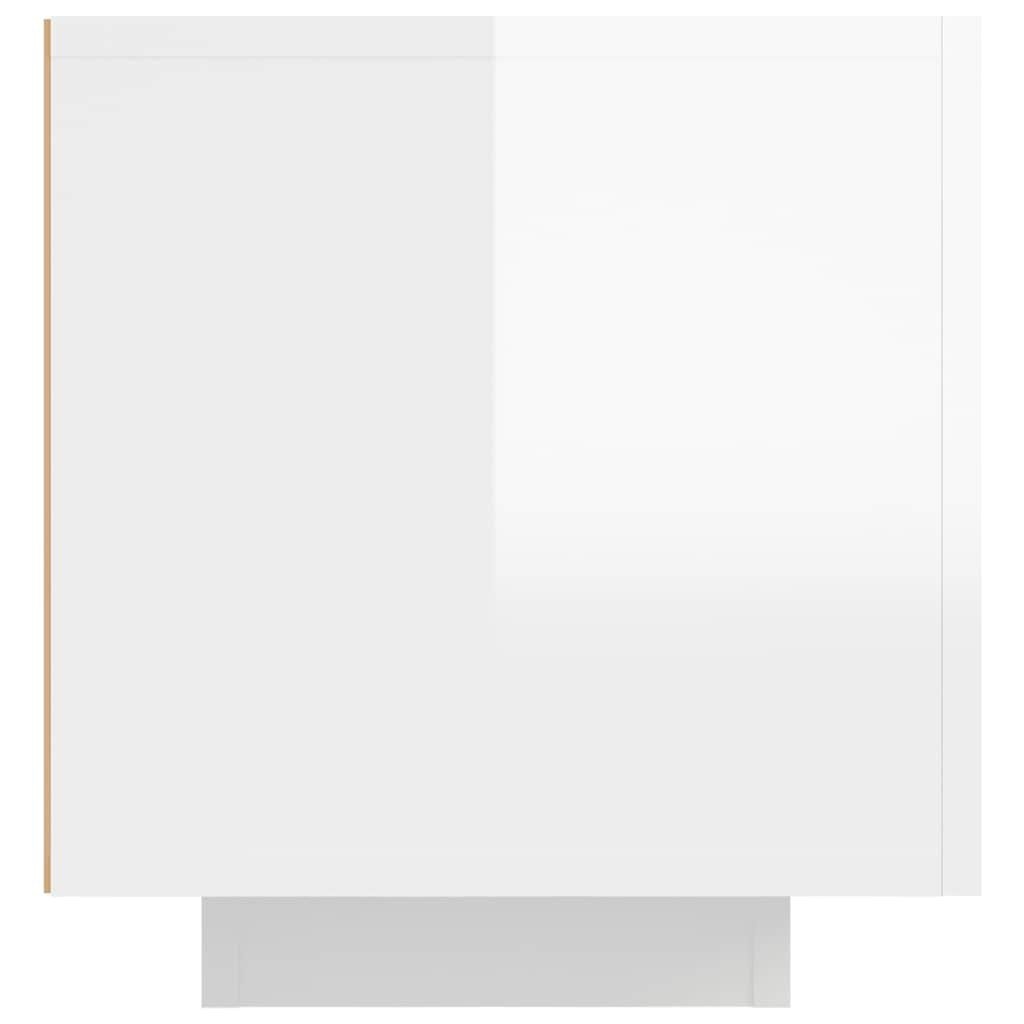 TV Meubel Hoogglans Wit 160cm met LED - 47% Korting!