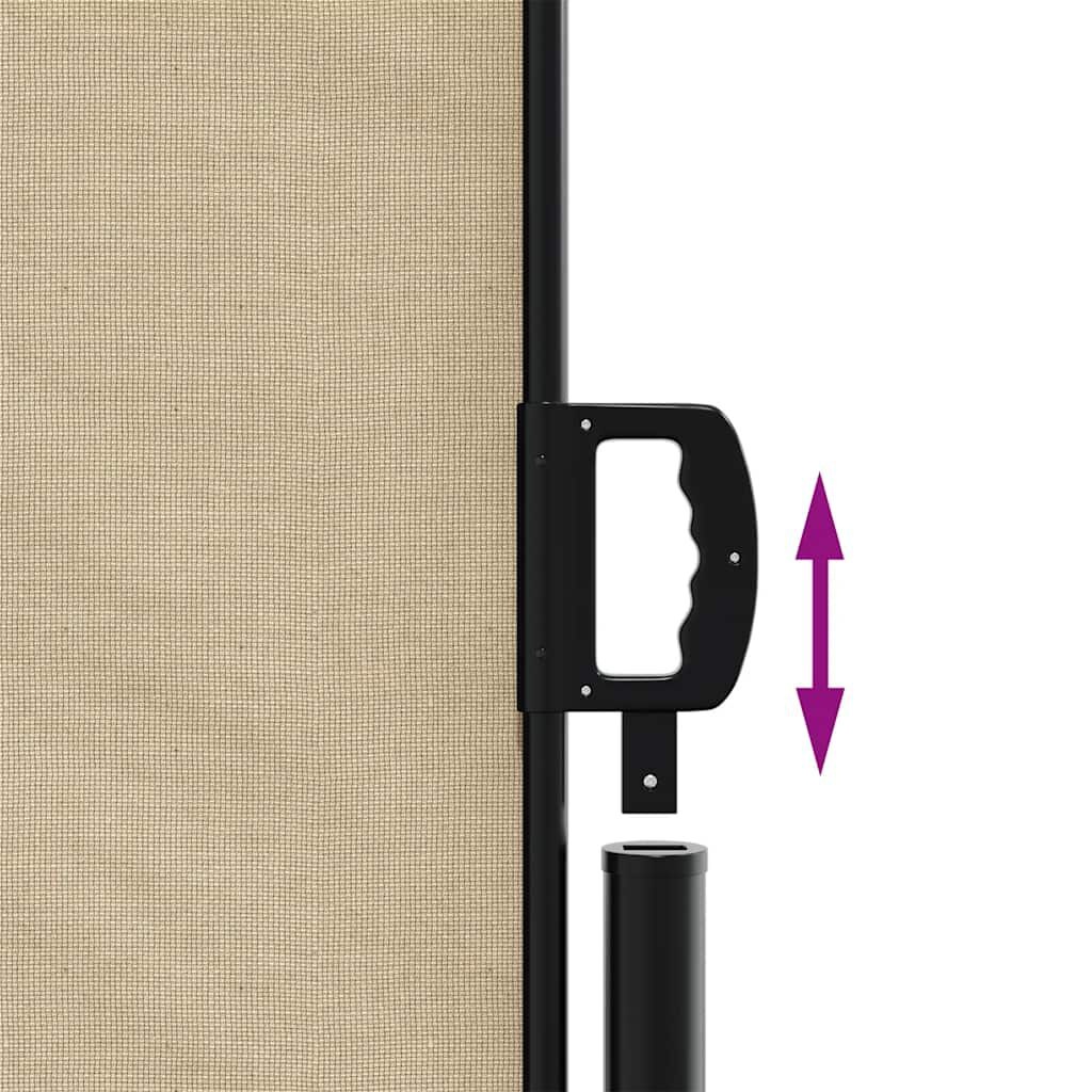vidaXL Uittrekbaar Windscherm 200x500cm Beige - 35% Korting!