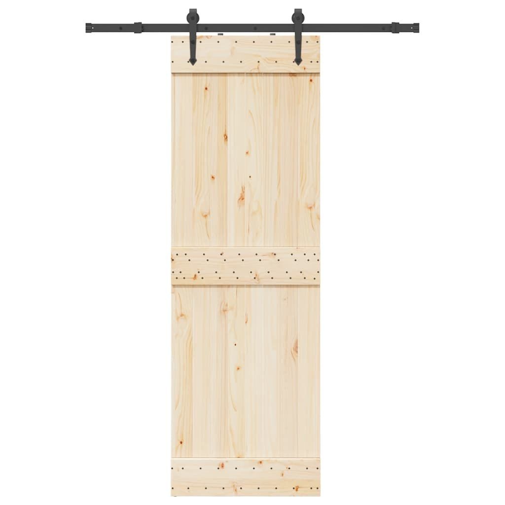 vidaXL Schuifdeur Set 152,5cm Zwart -45% Korting!