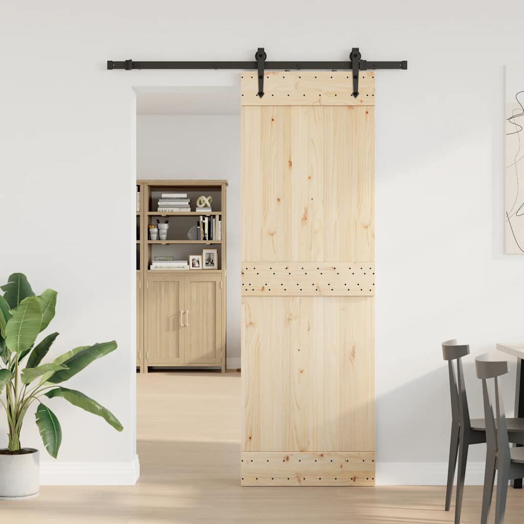 vidaXL Schuifdeur Set 152,5cm Zwart -45% Korting!