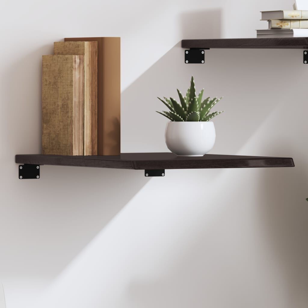 Wandschap Massief Eiken Donkerbruin 40x60cm - 35% Korting!