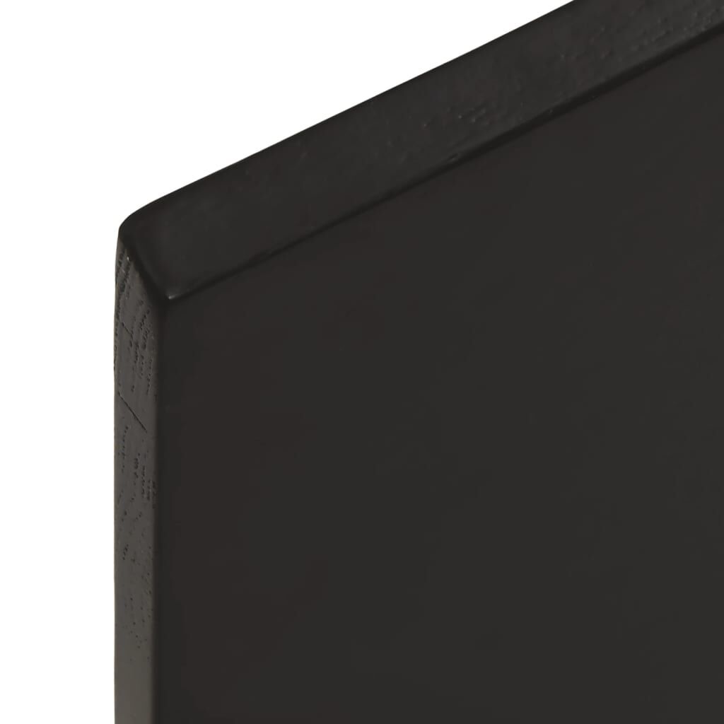 Wandschap Massief Eiken Donkerbruin 40x60cm - 35% Korting!