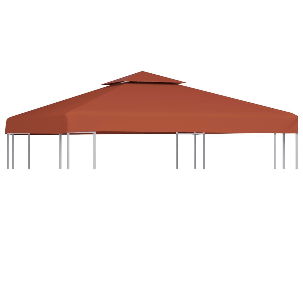 vidaXL Prieeldak Terracotta 3x3m - 35% Korting! Zo goed als nieuw