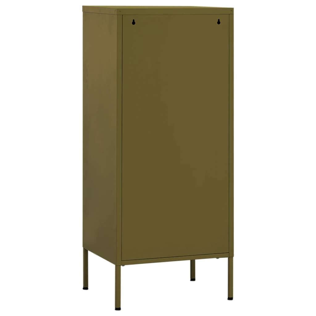 vidaXL Olijfgroene Opbergkast - 42,5x35x101,5cm - 55% Korting!