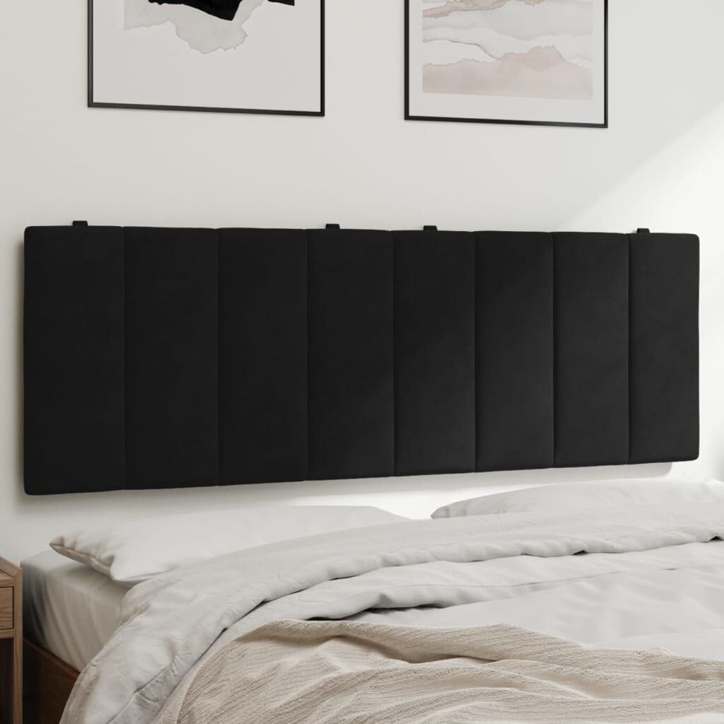 vidaXL Hoofdbordkussen Zwart 120cm - 35% Korting!