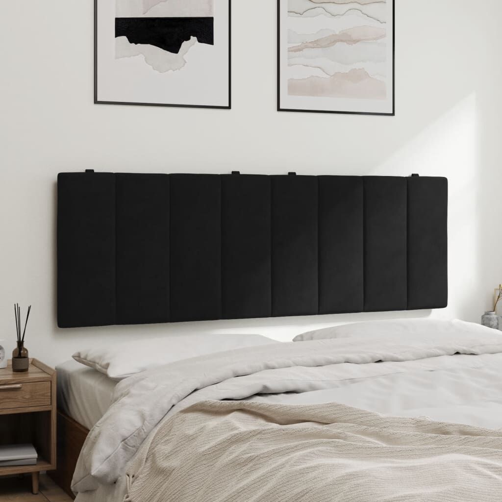 vidaXL Hoofdbordkussen Zwart 120cm - 35% Korting!