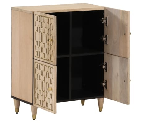 vidaXL Bijzetkast Mangohout 60x33x75cm -35%!