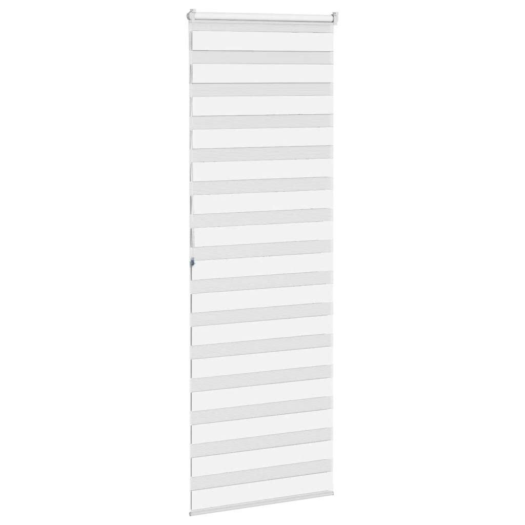 Zebra rolgordijn wit 70x200cm - 35% korting!