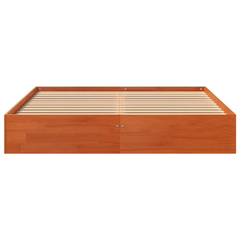 Grenen Bedframe 135x190 Wasbruin - 42% Korting!