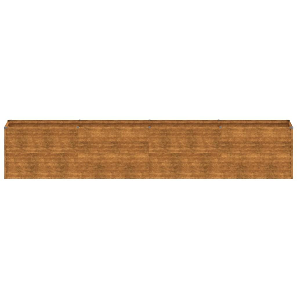 vidaXL Verhoogde Plantenbak Cortenstaal 385cm - 35% Korting!