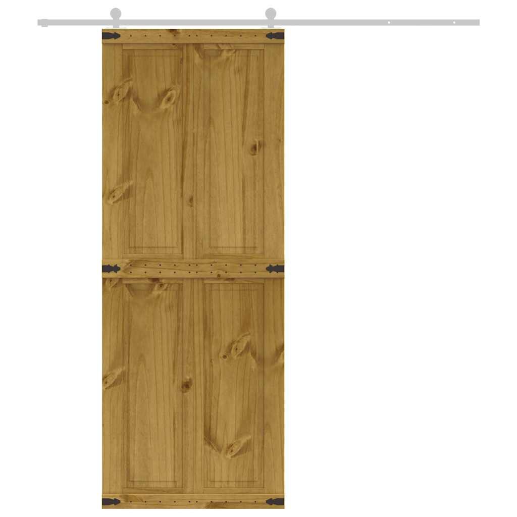 vidaXL Schuifdeur Grenenhout 80x210 cm - 35% Korting!