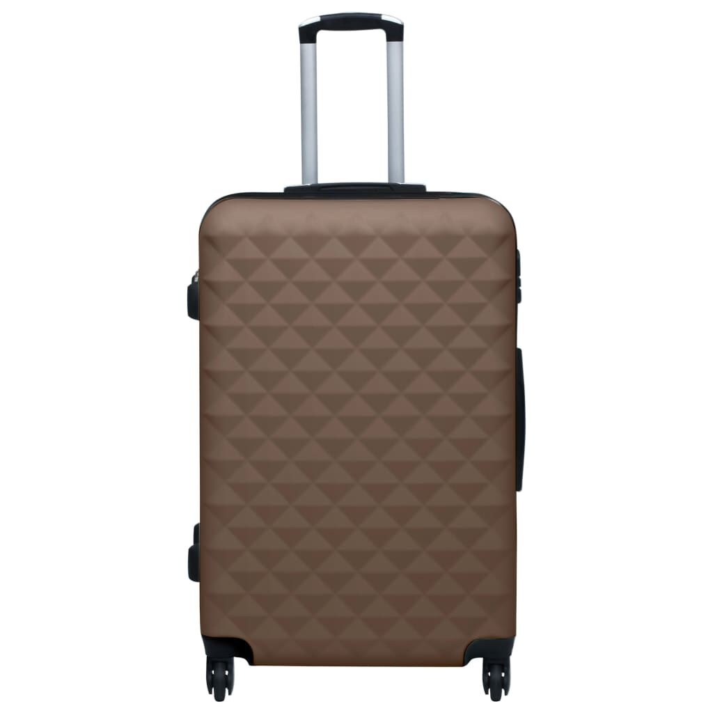 VidaXL Kofferset (2-delig, bruin) - 35% Korting!