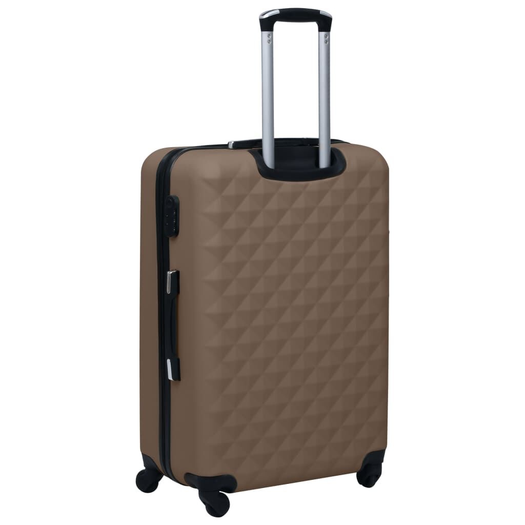 VidaXL Kofferset (2-delig, bruin) - 35% Korting!