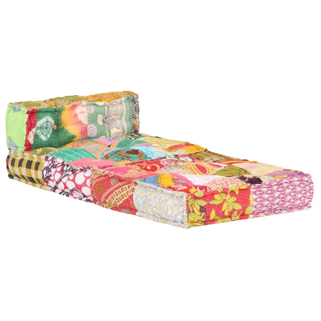 vidaXL Modulaire Poef Patchwork - 45% Korting!