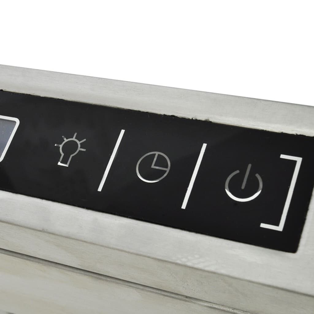 vidaXL Kookeiland Afzuigkap met LCD - 55% Korting!