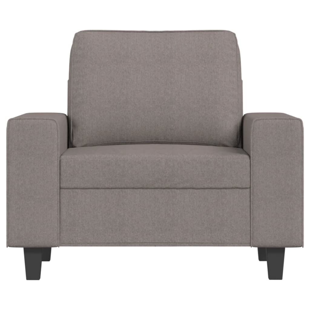 vidaXL Fauteuil Taupe - 60cm - Nu 35% Korting!