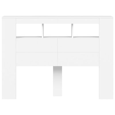 vidaXL LED Hoofdbord 140cm Wit - 35% Korting! Zo Goed Als Nieuw!