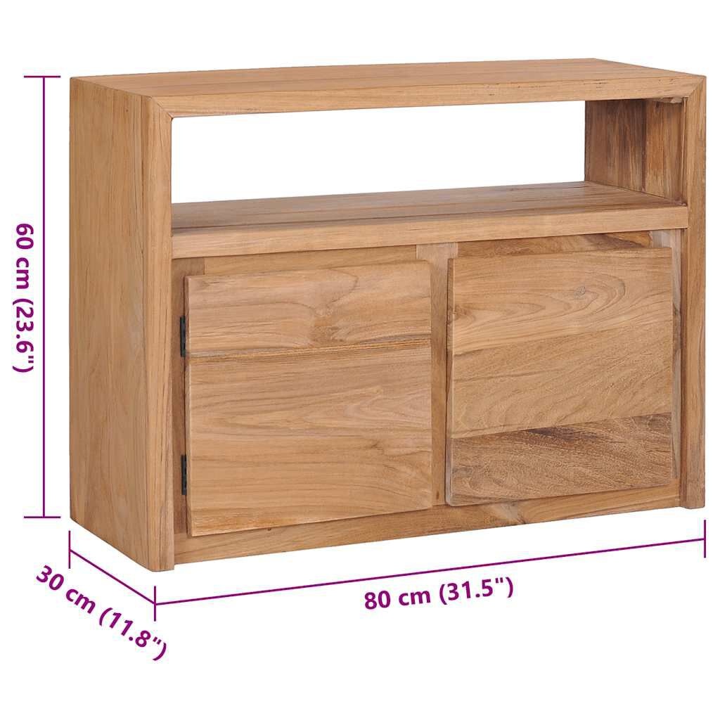 Dressoir Teakhout 80cm - NU 55% Korting! (Lichte Schade)