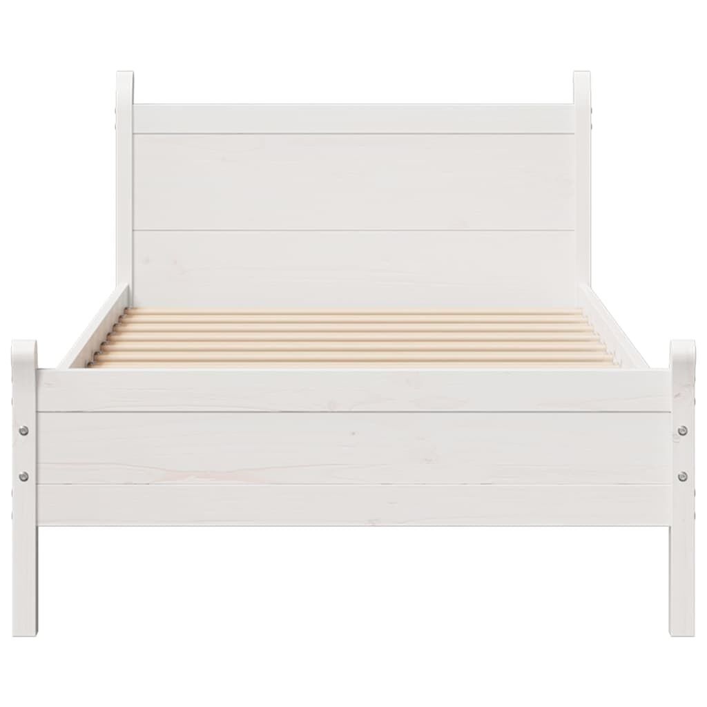 VidaXL Bedframe 90x190 Wit Grenen -47%! Zonder Matras