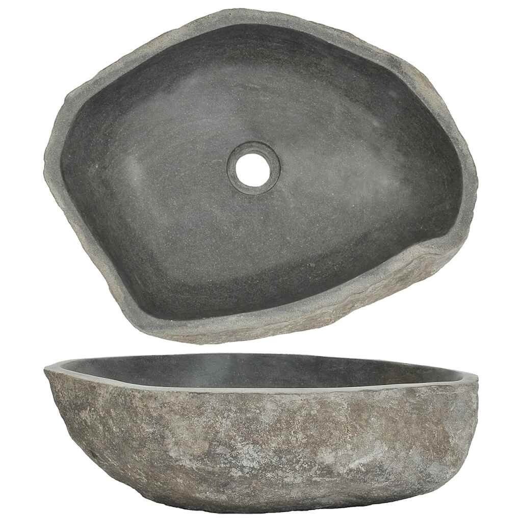 vidaXL Riviersteen Wastafel Ovaal - Topdeal! 35% Korting