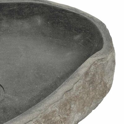 vidaXL Riviersteen Wastafel Ovaal - Topdeal! 35% Korting