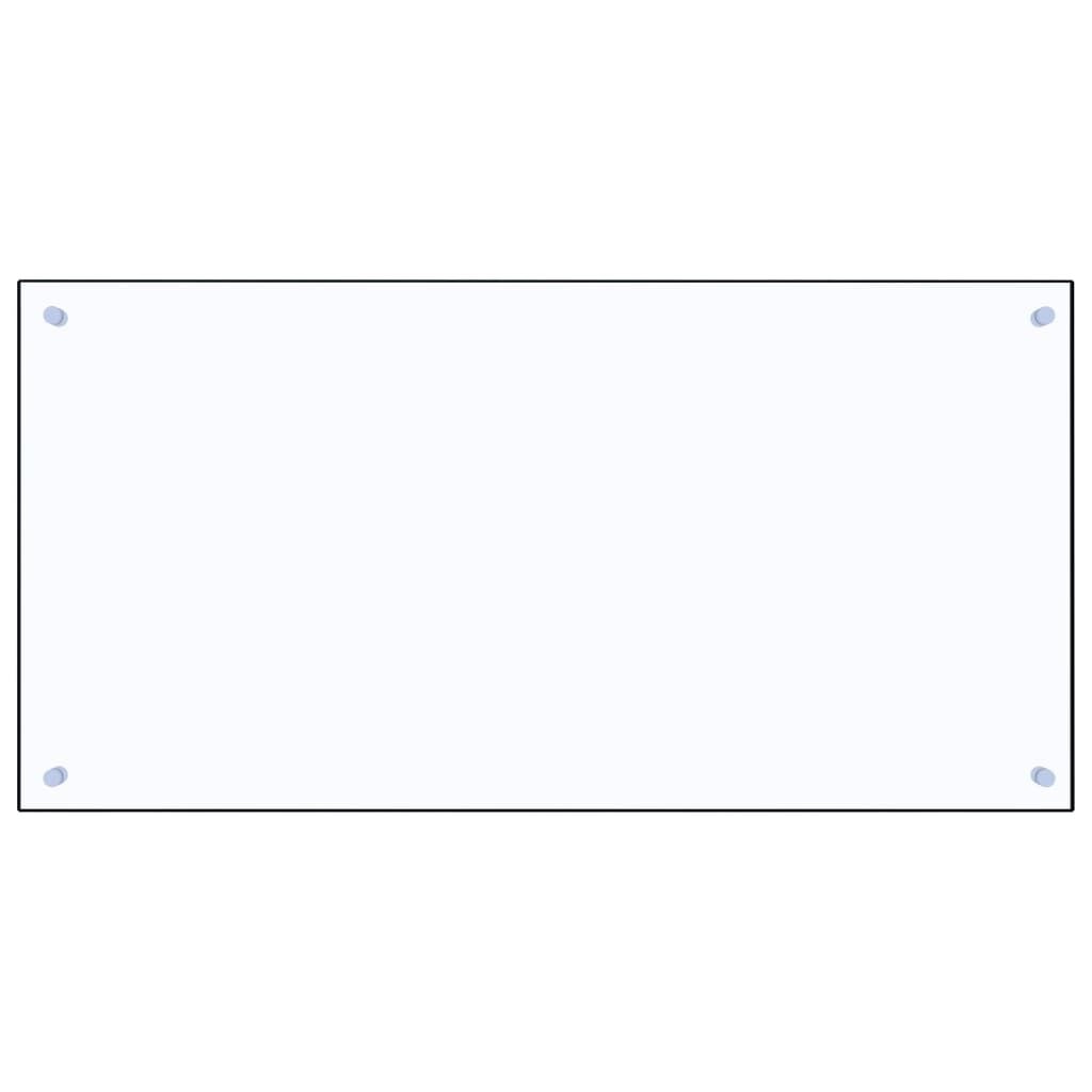 vidaXL Spatscherm Keuken 100x50cm Glas -35%! Transparant