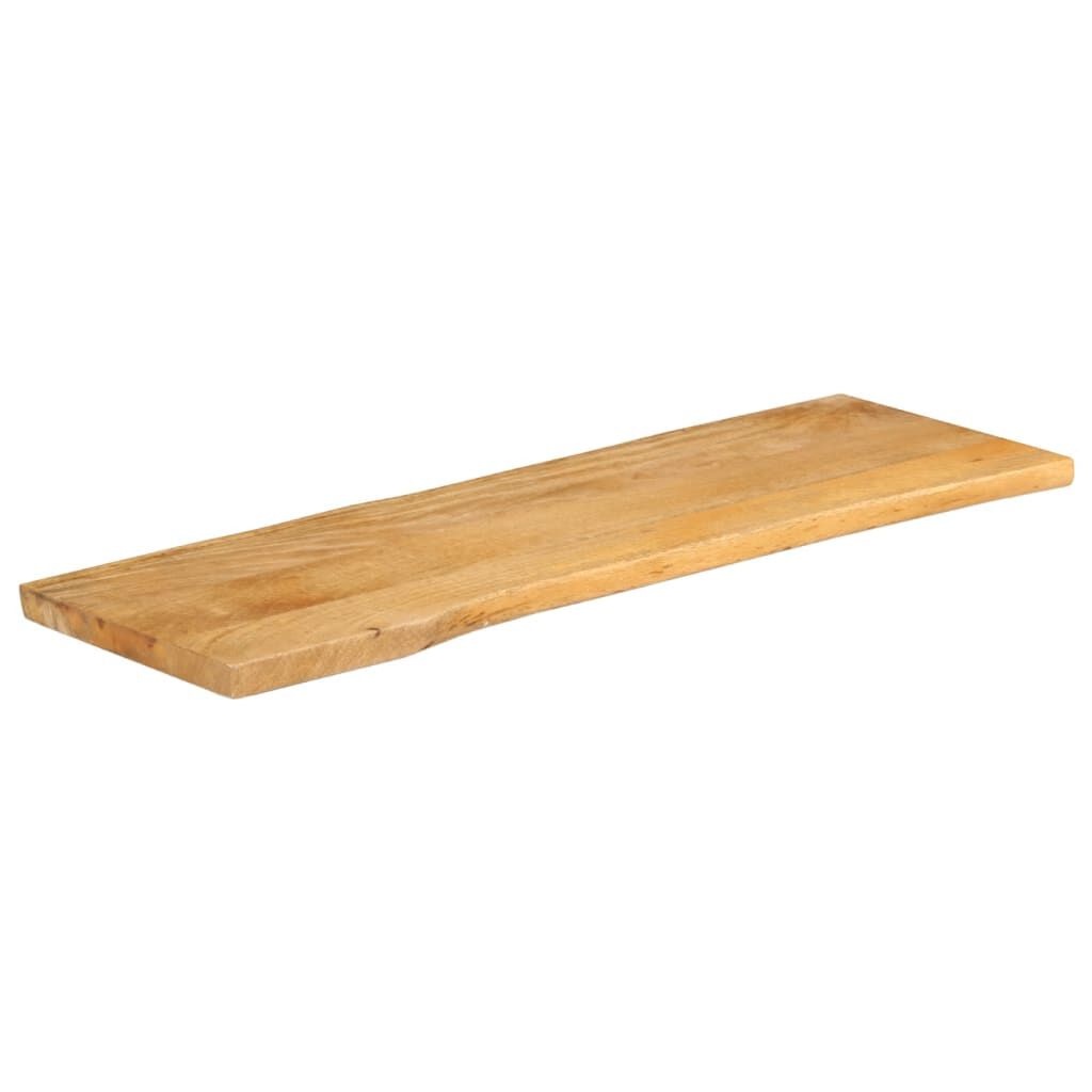 vidaXL Tafelblad Mangohout 120x40 - Natuurlijke Rand - 35% Korting!