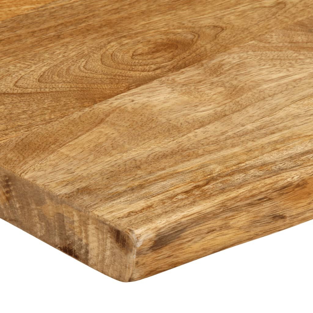 vidaXL Tafelblad Mangohout 120x40 - Natuurlijke Rand - 35% Korting!