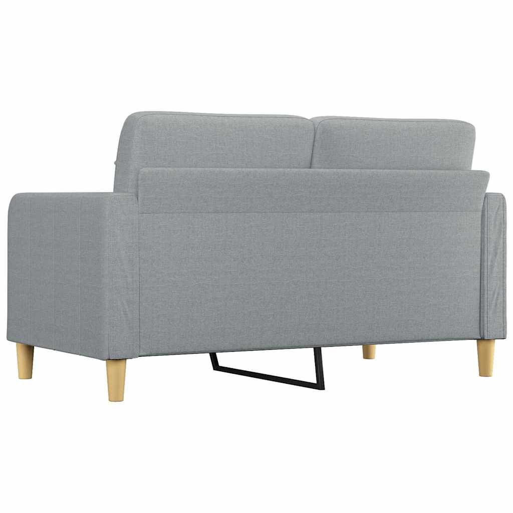 Lichtgrijze Tweezitsbank 140cm - 35% Korting!