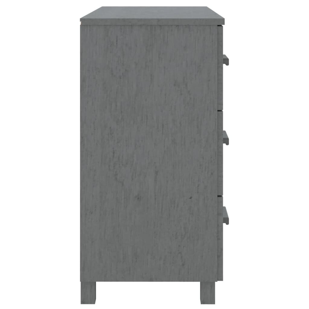 vidaXL Dressoir Hamar Donkergrijs 90cm - 35% Korting!