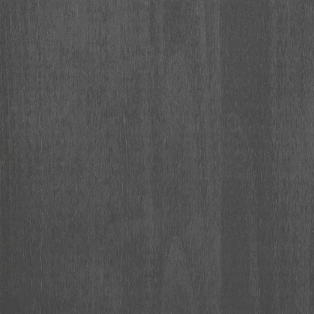 vidaXL Dressoir Hamar Donkergrijs 90cm - 35% Korting!
