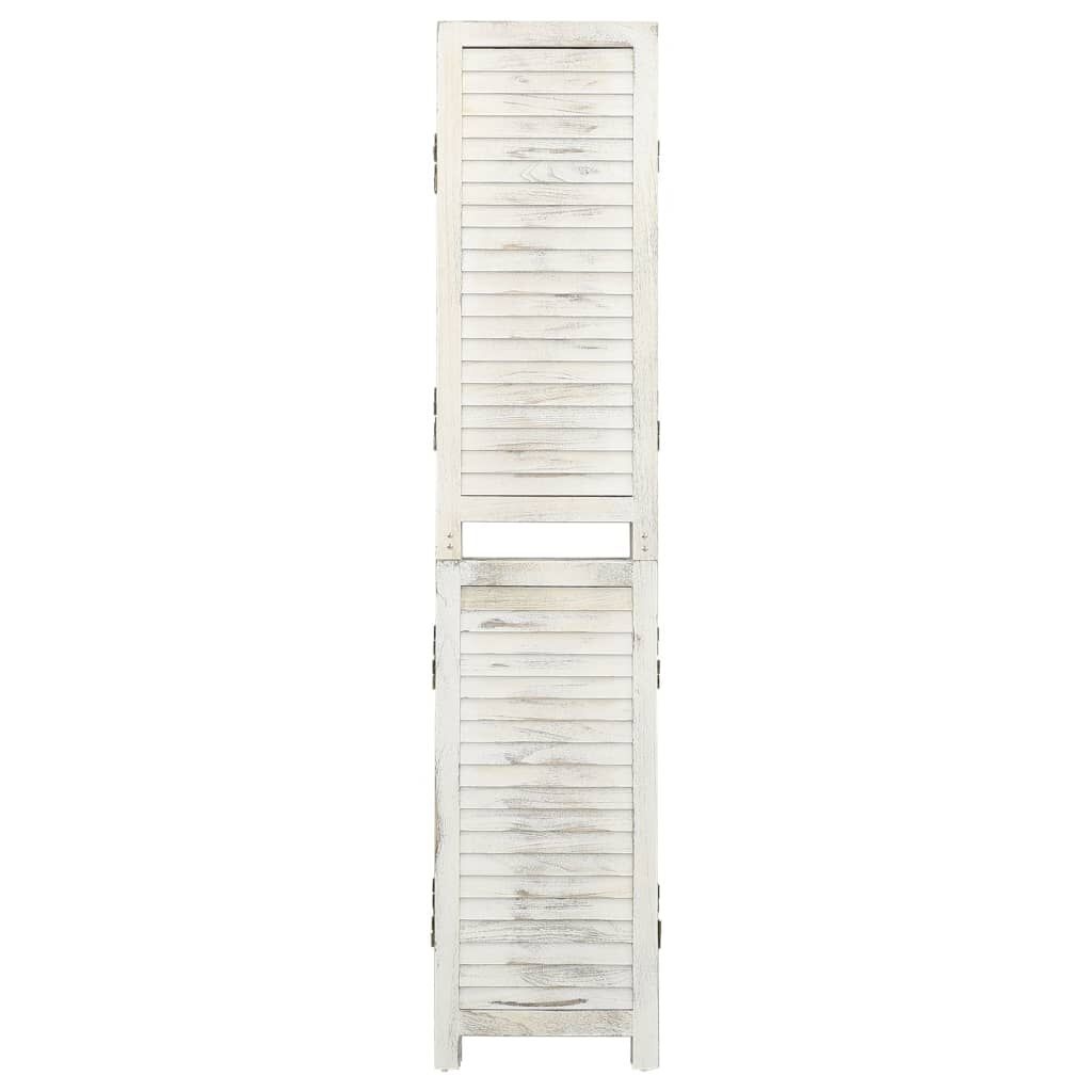 Kamerscherm Hout Crème 140x165cm - 45% Korting!
