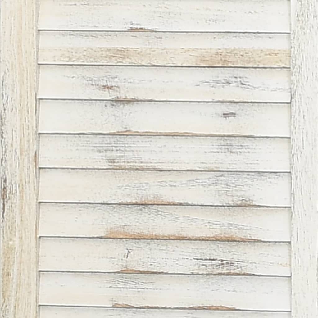 Kamerscherm Hout Crème 140x165cm - 45% Korting!