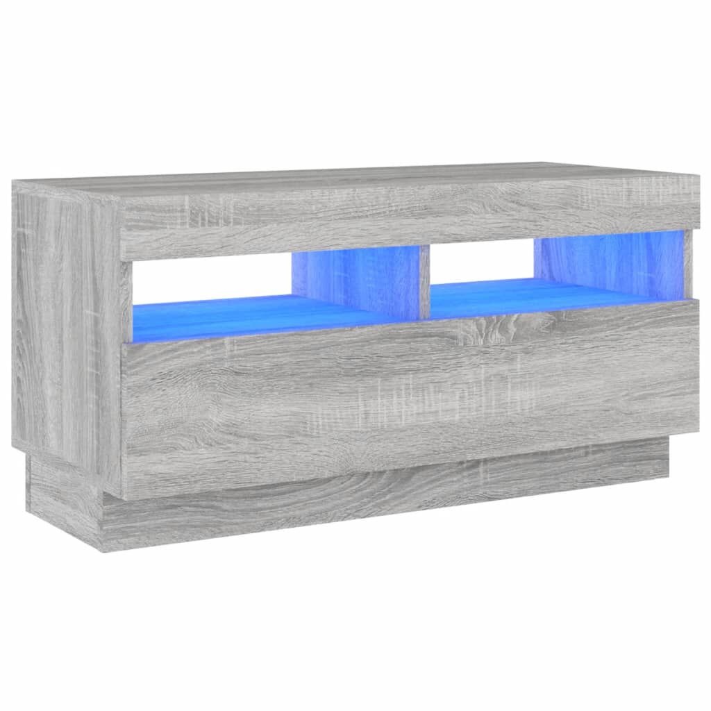 VidaXL TV-Meubel LED Grijs Sonoma Eiken -35% Korting!