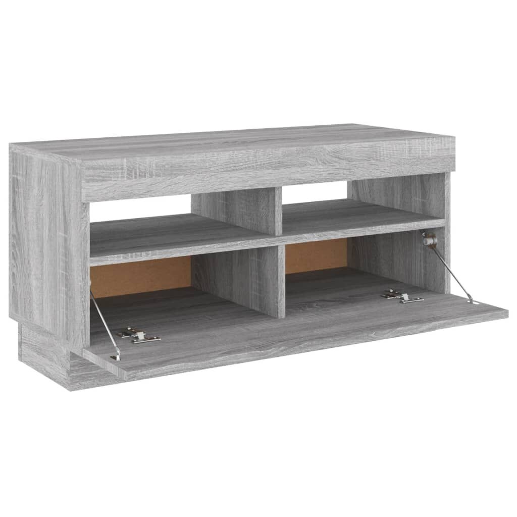 VidaXL TV-Meubel LED Grijs Sonoma Eiken -35% Korting!
