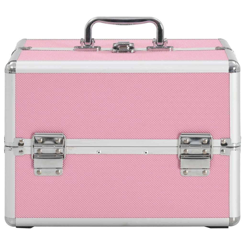 vidaXL Make-up Koffer Roze - 35% Korting!