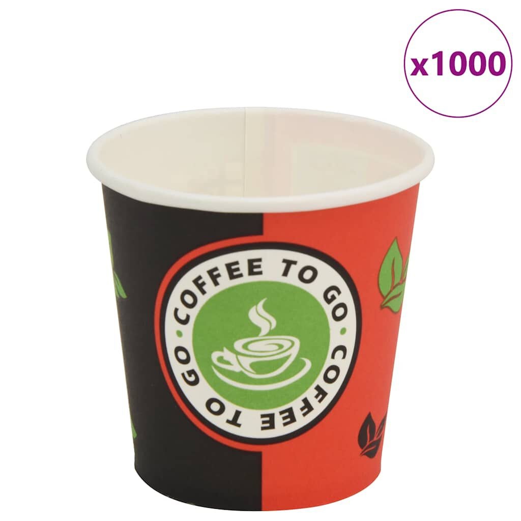 Wegwerp Koffiebekers 120ml, 1000st - 35% Korting!