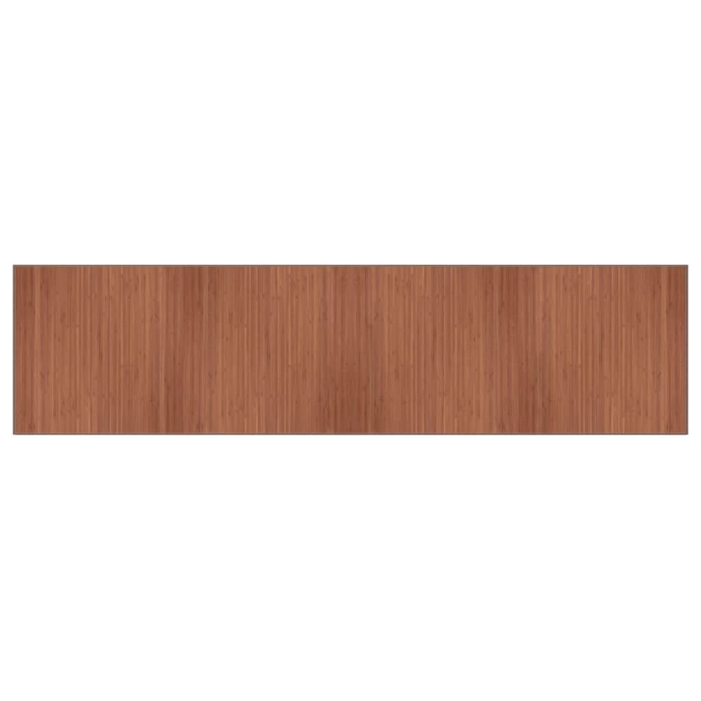 Bamboe Vloerkleed 100x400cm Bruin - 45% Korting!