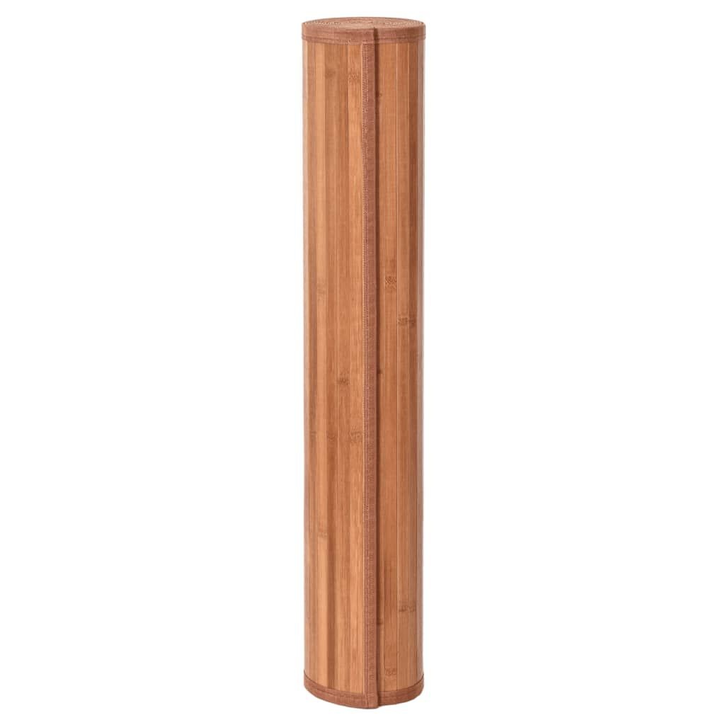 Bamboe Vloerkleed 100x400cm Bruin - 45% Korting!