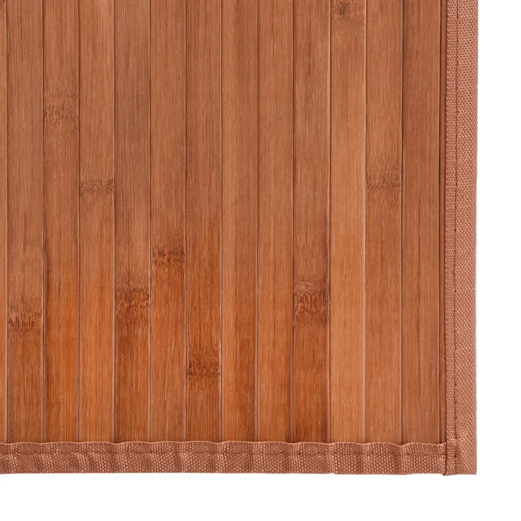 Bamboe Vloerkleed 100x400cm Bruin - 45% Korting!