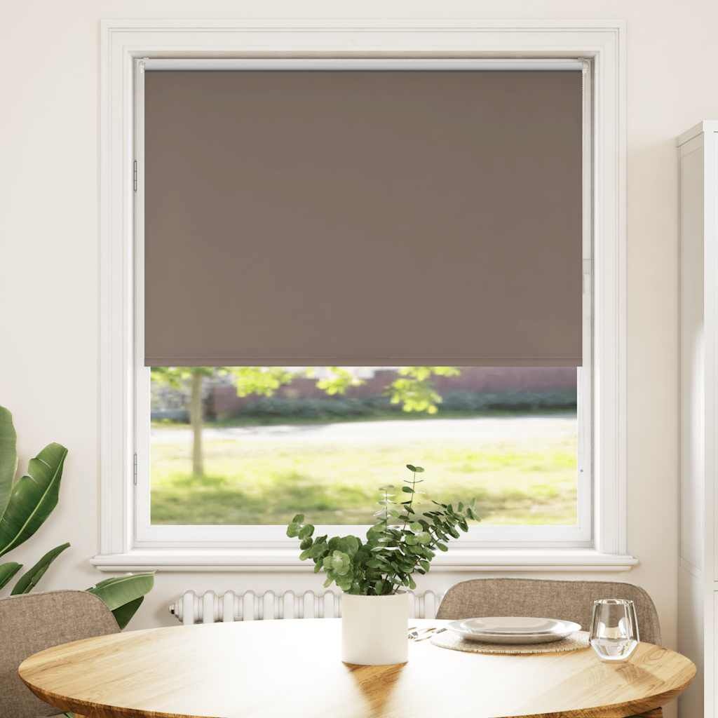 vidaXL Rolgordijn Verduisterend Koffie 115x150cm - 35% Korting!
