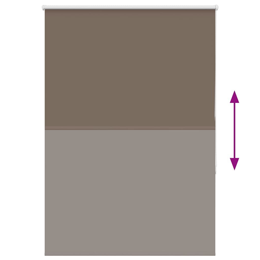 vidaXL Rolgordijn Verduisterend Koffie 115x150cm - 35% Korting!