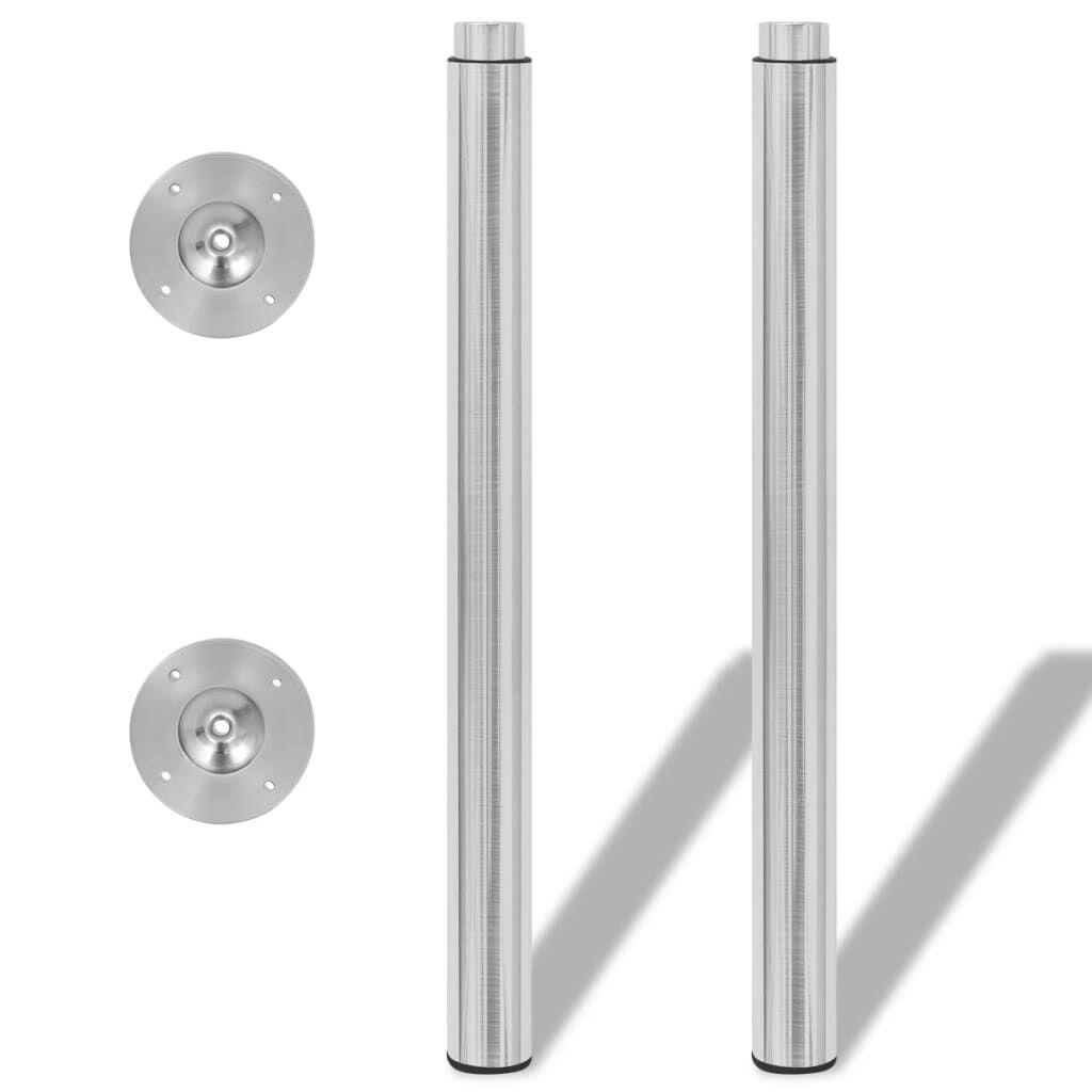 Tafelpoten Telescopisch Nikkel (71-110cm) - 2 stuks - 35% Korting!