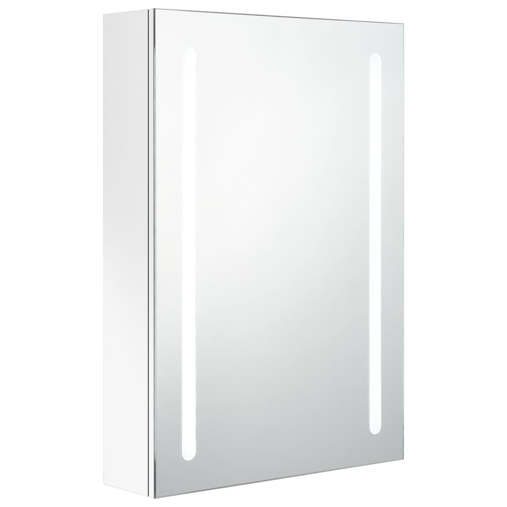 vidaXL Badkamerkast met Spiegel & LED Wit - 35% Korting!