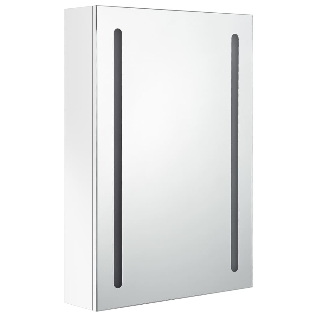 vidaXL Badkamerkast met Spiegel & LED Wit - 35% Korting!